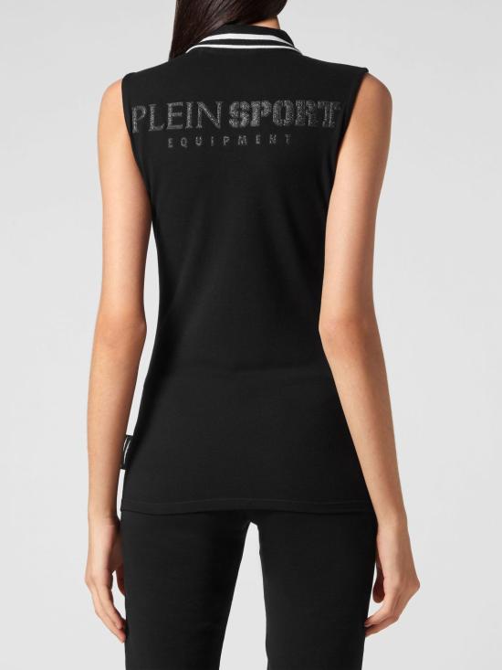 26SS 플레인스포츠 폴로 티셔츠 SACCWTK2711STE003N 02 Black - PLEIN SPORT
