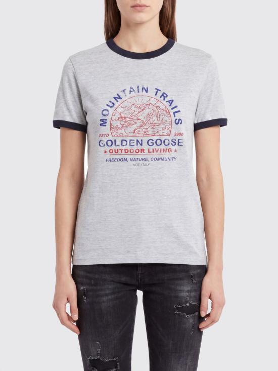 26FW 골든구스 반팔 티셔츠 GWP02768P00264260717 Grey