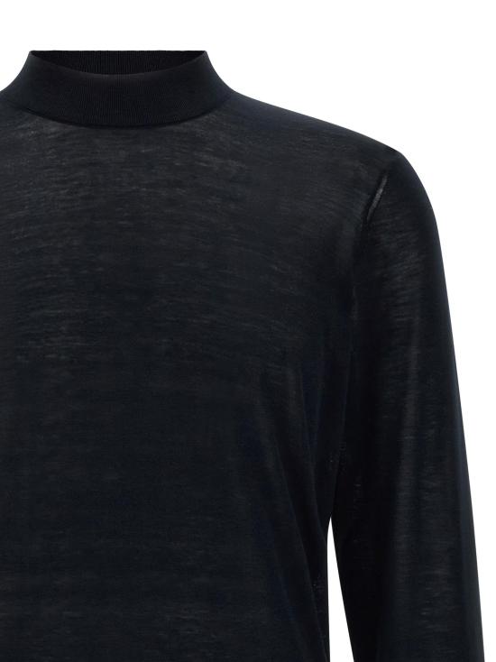 26SS 브루넬로 쿠치넬리 터틀넥 BR339143BM BLACK - BRUNELLO CUCINELLI