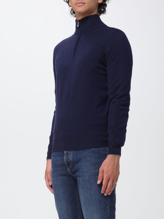 26FW 브루넬로 쿠치넬리 캐시미어 집업 니트 M2200124 CW425 Blue - BRUNELLO CUCINELLI