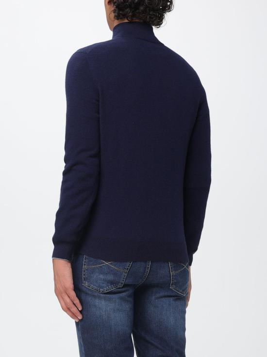 26FW 브루넬로 쿠치넬리 캐시미어 집업 니트 M2200124 CW425 Blue - BRUNELLO CUCINELLI