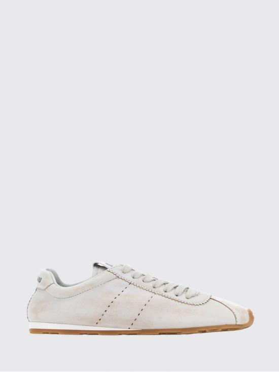 26FW 미우미우 플룸 블리치 스니커즈 5E114EF0053H02 F0009 White