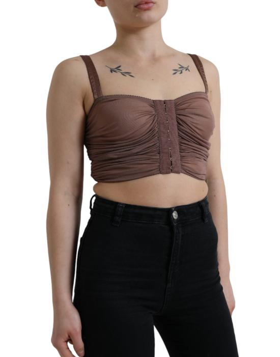  돌체앤가바나 민소매 티셔츠 TSH84279 BROWN - DOLCE & GABBANA