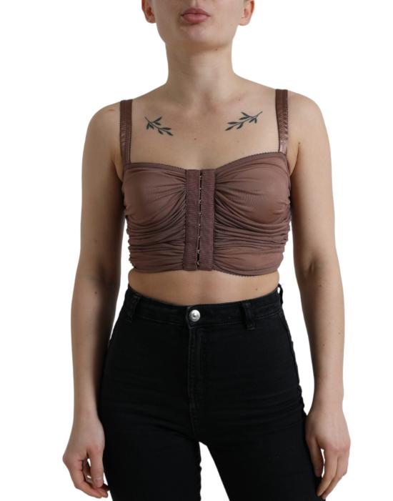  돌체앤가바나 민소매 티셔츠 TSH84279 BROWN