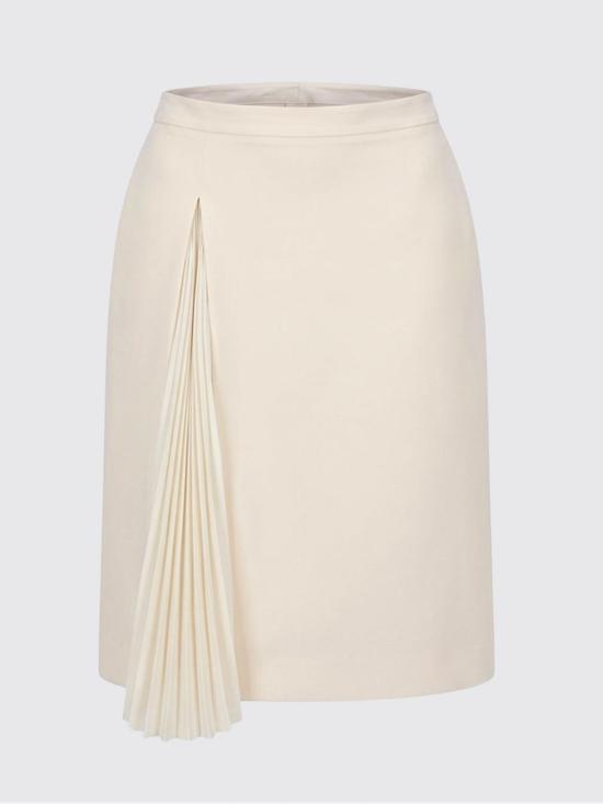 26FW 질샌더 스커트 J02MA0402J40356 102 White - JIL SANDER
