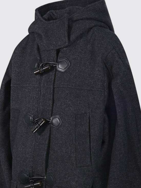 26FW 가니 코트 A1120002 252 Black - GANNI