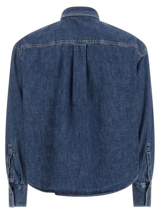 26SS 브루넬로 쿠치넬리 데님 셔츠 BR331186BM BLUE - BRUNELLO CUCINELLI