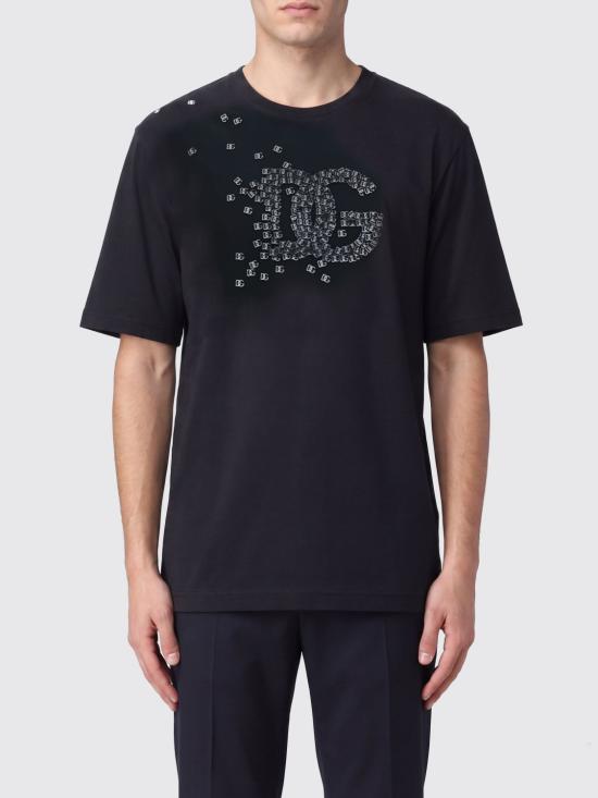26FW 돌체앤가바나 반팔 티셔츠 G8PN9TG7P9Z N0000 Black