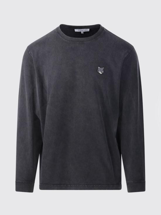 26FW 메종키츠네 긴팔 티셔츠 PM00119KJBIT7 0519 Black - MAISON KITSUNE