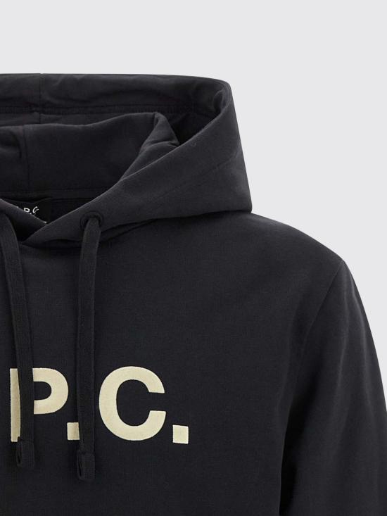 26FW 아페쎄 후드 티셔츠 COHBNM37012 LPA Black - A.P.C.