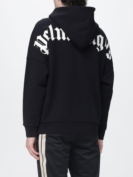 26FW 팜앤젤스 후드 티셔츠 PAMBB02F26FL01 Black - PALM ANGELS
