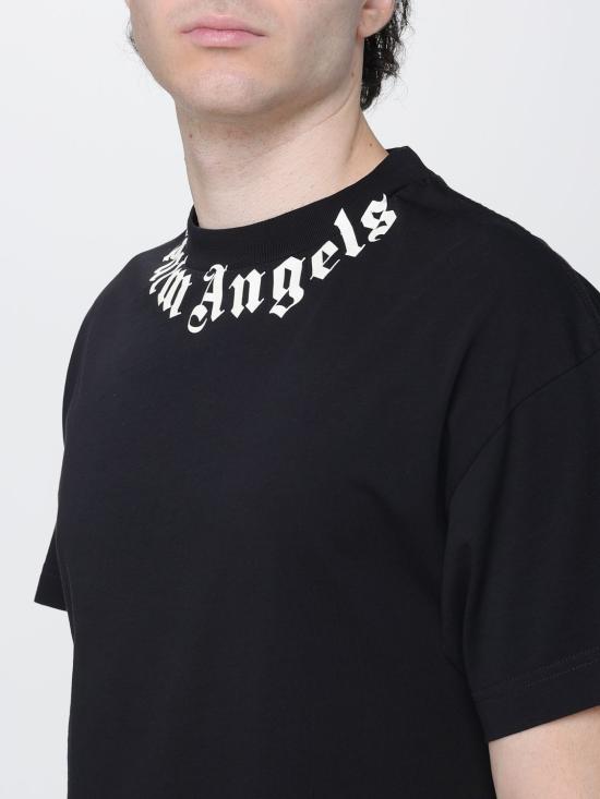 26FW 팜앤젤스 반팔 티셔츠 PAMAA01F26JR01 Black - PALM ANGELS