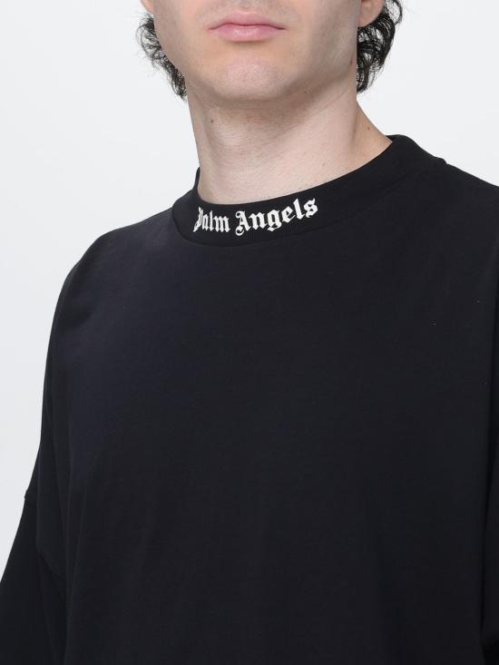 26FW 팜앤젤스 반팔 티셔츠 PAMBAA05F26JR02 Black - PALM ANGELS