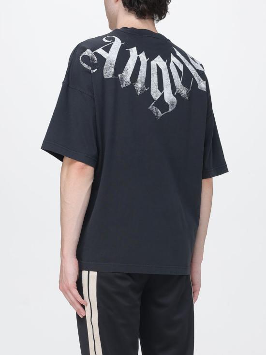 26FW 팜앤젤스 반팔 티셔츠 PAMBAA03F26JR01 Black - PALM ANGELS