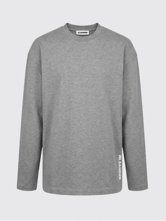 26FW 질샌더 긴팔 티셔츠 J02GC0174J20399 025 Smoke Grey - JIL SANDER