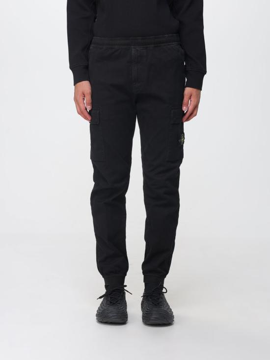 26FW 스톤 아일랜드 스트레이트 팬츠 3100033S00L1 V0129 Black