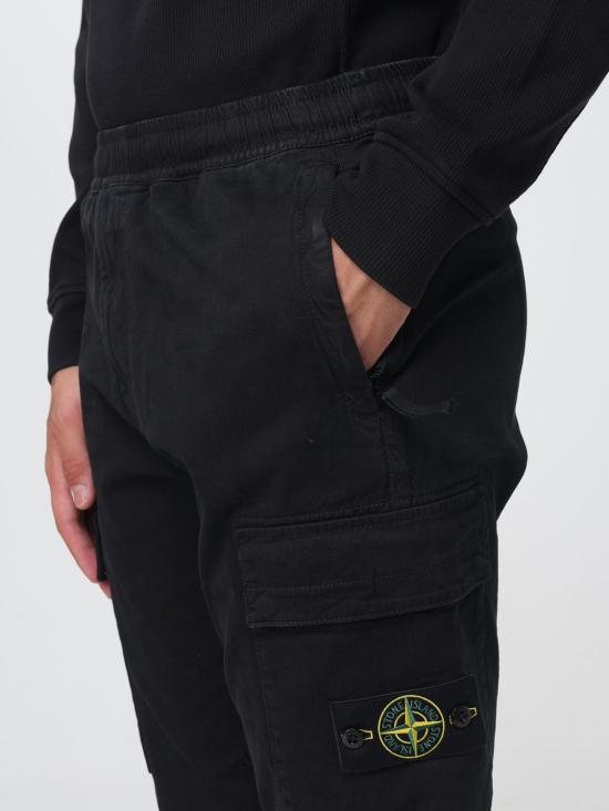 26FW 스톤 아일랜드 스트레이트 팬츠 3100033S00L1 V0129 Black - STONE ISLAND