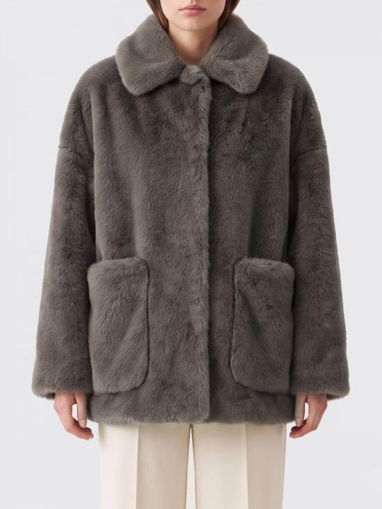 26FW 에르노 페이크 퍼 패치 포켓 코트 GC000600D12739 2700 Brown