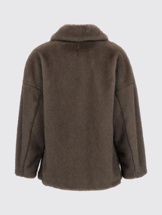 26FW 에르노 페이크 퍼 패치 포켓 코트 GC000600D12739 2700 Brown - HERNO