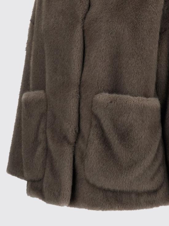 26FW 에르노 페이크 퍼 패치 포켓 코트 GC000600D12739 2700 Brown - HERNO