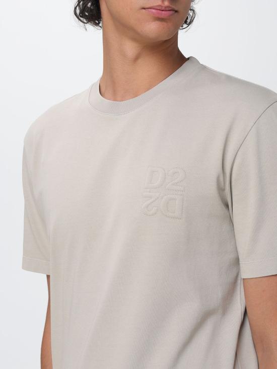 26FW 디스퀘어드2 반팔 티셔츠 S74GD1603D20049 800 Beige - DSQUARED2