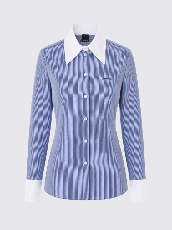 26FW 핑코 셔츠 107225A3H2 EZ1 Blue - PINKO
