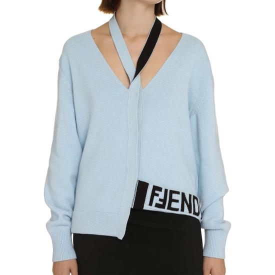  펜디 가디건 FE 9137689919700 BLUE - FENDI