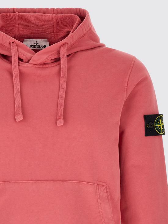 26FW 스톤 아일랜드 후드 티셔츠 6100062S0051 V0089 Pink - STONE ISLAND