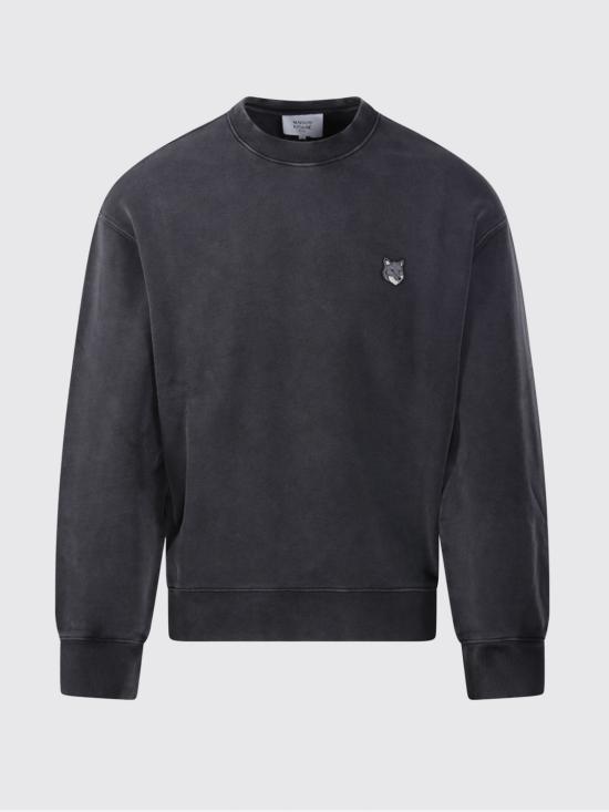 26FW 메종키츠네 긴팔 티셔츠 PM00304KMBIT4 0519 Black - MAISON KITSUNE