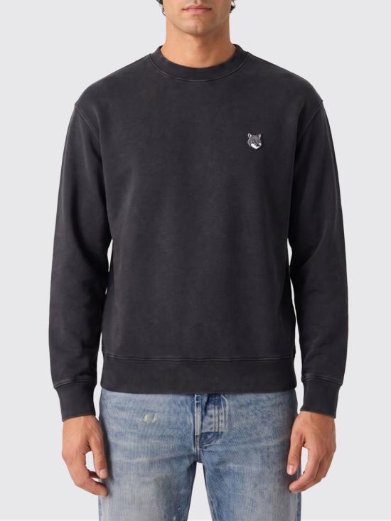 26FW 메종키츠네 긴팔 티셔츠 PM00304KMBIT4 0519 Black