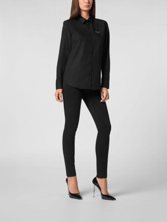 26SS 필립 플레인 셔츠 UADCWRP0485PTE012N 02 Black - PHILIPP PLEIN