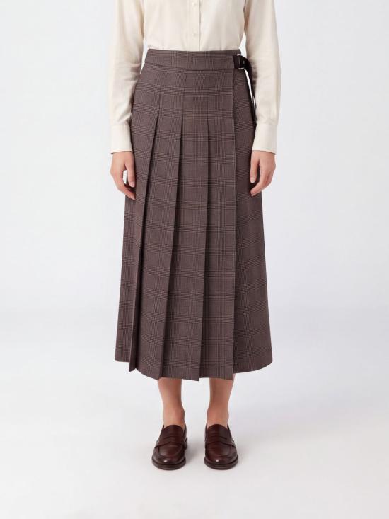 26FW 파로쉬 롱 스커트 D621213RILEY 808 Brown