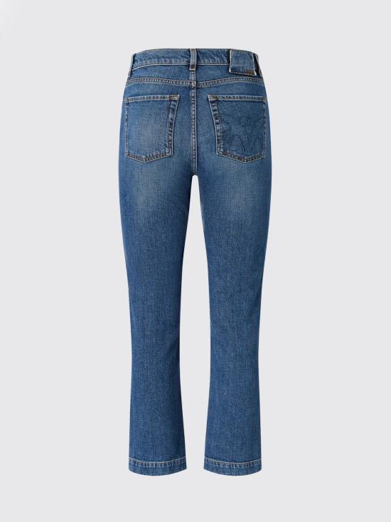 26FW 핑코 데님 팬츠 107385A3KA PJD Blue - PINKO