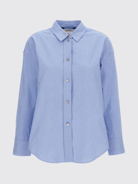 26FW 에스막스마라 셔츠 2629116051600 001 Blue - 'S MAX MARA