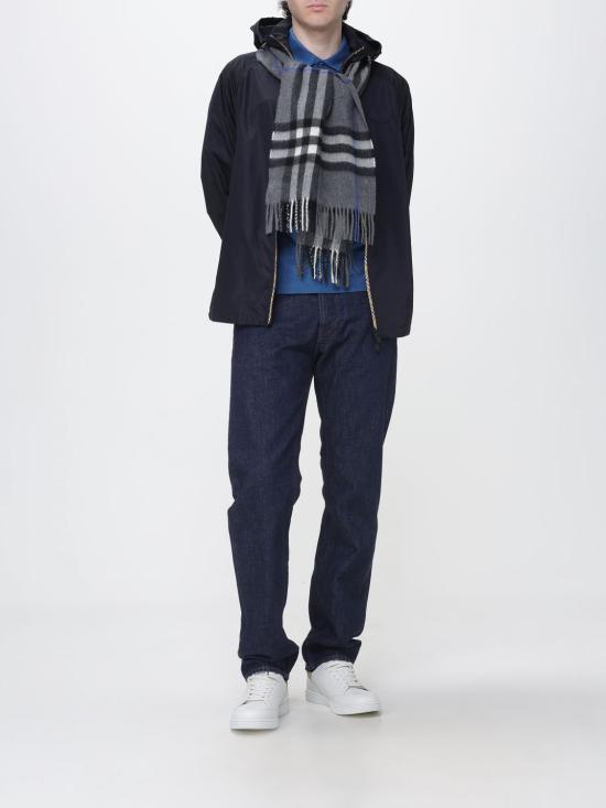 26FW 버버리 폴로 티셔츠 8127685 Navy - BURBERRY