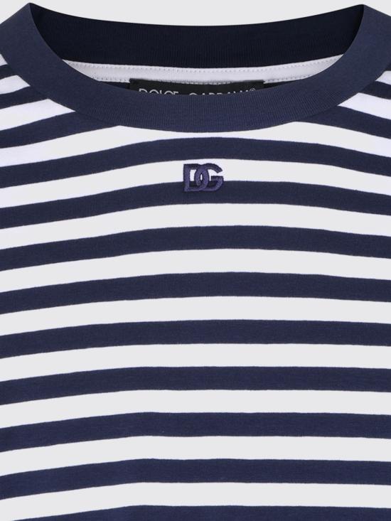 26FW 돌체앤가바나 반팔 티셔츠 G8PN9ZFBGAZ S8051 Navy - DOLCE & GABBANA