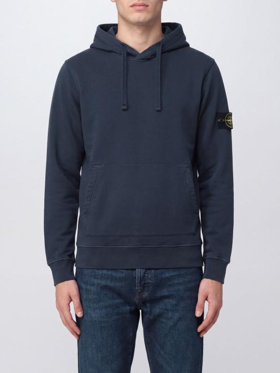 26FW 스톤 아일랜드 후드 티셔츠 6100062S0051 V0020 Navy