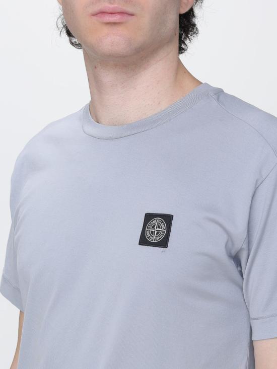 26FW 스톤 아일랜드 반팔 티셔츠 2100027S0013 V0049 Grey - STONE ISLAND