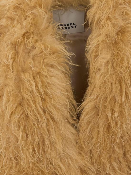 26FW 이자벨마랑 무스탕 MA0567FAD3A04I 10PW Yellow - ISABEL MARANT