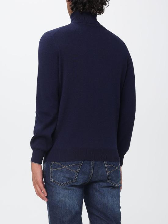 26FW 브루넬로 쿠치넬리 캐시미어 터틀넥 M2200103 CW425 Navy - BRUNELLO CUCINELLI