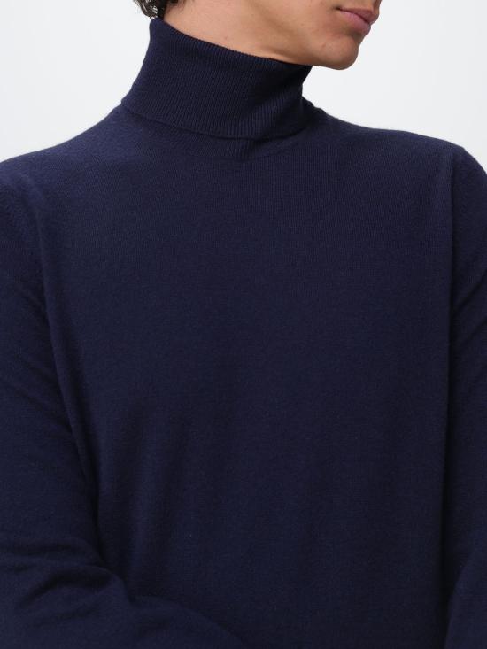 26FW 브루넬로 쿠치넬리 캐시미어 터틀넥 M2200103 CW425 Navy - BRUNELLO CUCINELLI