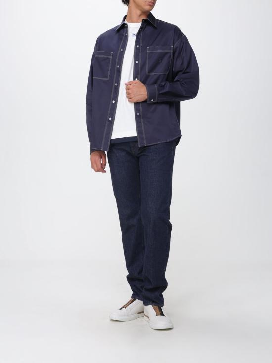 26FW 펜디 데님 셔츠 FS1368B162 F0QA2 Navy - FENDI
