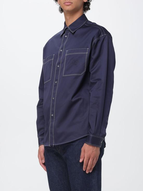 26FW 펜디 데님 셔츠 FS1368B162 F0QA2 Navy - FENDI
