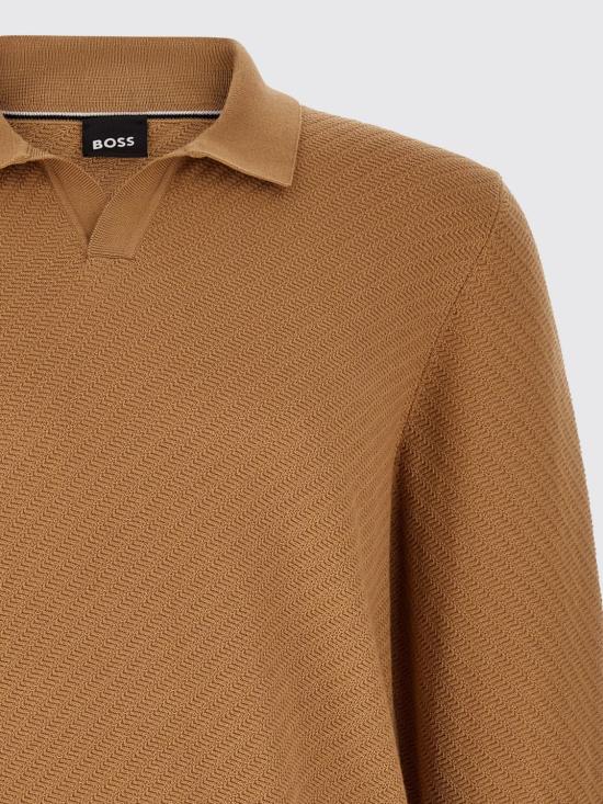 26FW 보스 폴로 티셔츠 50565511 261 Brown - BOSS