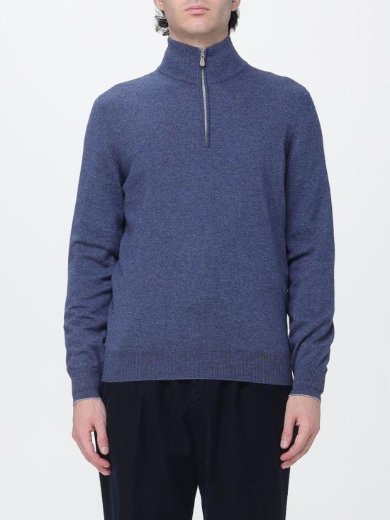 26FW 브루넬로 쿠치넬리 캐시미어 집업 니트 M2200124 CZI28 Navy