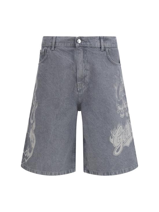 26SS 지씨디에스 데님 숏팬츠 C1MWQL222D069 920A GRAY