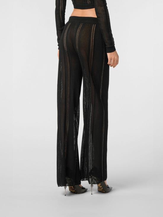 26SS 필립 플레인 스트레이트 팬츠 PAECWKT0159PTE003N 02 Black - PHILIPP PLEIN