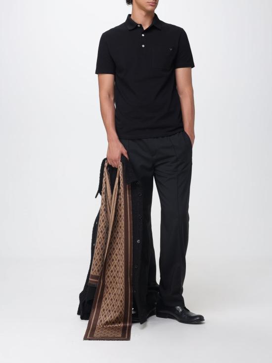 26FW 발렌티노 가라바니 폴로 티셔츠 MH04VBMD 0NO Black - VALENTINO GARAVANI