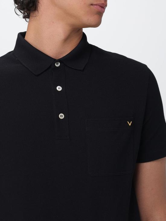 26FW 발렌티노 가라바니 폴로 티셔츠 MH04VBMD 0NO Black - VALENTINO GARAVANI
