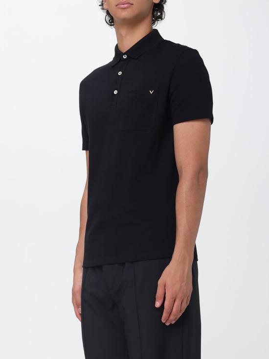 26FW 발렌티노 가라바니 폴로 티셔츠 MH04VBMD 0NO Black - VALENTINO GARAVANI